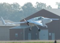 N305BM @ DTN - I have seen a few of these planes land and they all had the front gear down on approach. This one did not come down until the rear tires were almost touching the runway! - by paulp