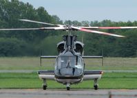 XC-VER @ DTN - Starting up at the Downtown Shreveport airport. A real nice looking mexican helicopter. - by paulp
