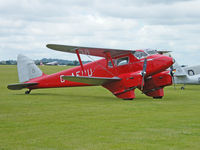 G-AEDU @ EGSU - de Havilland DH-90A Dragonfly/Duxford Flying Legends show - by Ian Woodcock