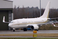 N720CH @ EGGW - Boeing 737BBJ at Luton - by Terry Fletcher