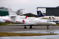F-HAPM @ EGGW - French registered Falcon 50EX at Luton - by Terry Fletcher