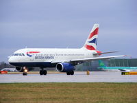 G-EUPO @ EGCC - British Airways - by chris hall