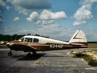 N3441P @ HWV - This Apache was seen at Brookhaven, New York in the summer of 1975. - by Peter Nicholson