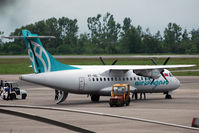 XY-AID @ VYYY - Parks at Yangon International Airport, Domestic Ramp Area. - by BigDaeng