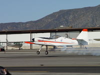 N6660C @ CCB - Taking off with smoke at Cable Air Show - by Helicopterfriend