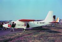 G-BDMT @ EGLF - Islander at Farnborough Airshow - by moxy