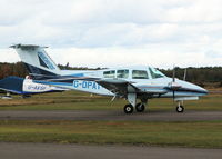 G-OPAT @ EGLK - TAXYING IN TO THE TERMINAL RAMP FOR A SHORT STOP - by BIKE PILOT