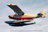 N7958H @ LHD - Over Lake Hood SPB AK - by J.G. Handelman