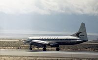 N73166 @ ABQ - Correctly, this is a Convair 580 which in 1973 was in service with Frontier Airlines as seen at Albuquerque. - by Peter Nicholson