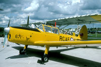 G-BNZC @ EGSU - I saw this Chipmunk during my first ever visit to Duxford. Later I came to realize this is a well known aircraft. - by Joop de Groot