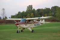 N2389A @ 60G - Metalized Tri Pacer - Back-taxi at 06G - by D. Gast (Pilot /owner)