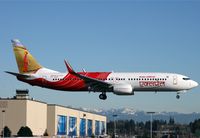 VT-AXZ @ KPAE - KPAE (Boeing 474 on short final for one touch and go prior to returning to KBFI) - by Nick Dean