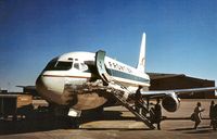 N7382F @ STL - In 1973 this Boeing 737 was in service with Frontier Airlines as seen at St. Louis. - by Peter Nicholson