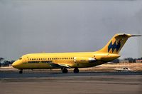 N9348 @ LAS - In 1973 this DC-9 was in service with Hughes Airwest as seen at Las Vegas. - by Peter Nicholson