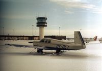 OY-DLT @ RKE - This Executive 21 was parked at Roskilde in January 1976. - by Peter Nicholson