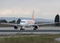 HB-JZO @ LEBL - Entering RWY 25L for take off. - by Jorge Molina