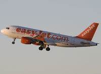 G-EZIM @ LEBL - Taking off RWY 25L at dusk. - by Jorge Molina