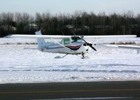 N17016 @ ANE - Parked at Anoka County, 1972 Cessna 150L, c/n 15073583 - by Timothy Aanerud