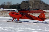N44005 @ 6MN9 - 1946 Taylorcraft BC12-D, c/n 9805 - by Timothy Aanerud
