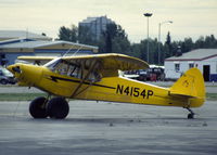 N4154P @ MRI - PA-18 with special tyres fitted