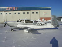 N343BK @ KFCM - Parked on the ramp at ASI. - by Mitch Sando
