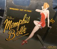 N3703G @ LFI - Updated and crisper nose art, and a disclaimer separating her from the original namesake