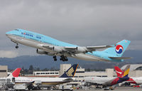 HL7491 @ KLAX - Departure LAX, shot from Imperial Hill - by Damon J. Duran - phantomphan1974