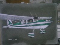 N89616 - Custom hand-carved Concrete Art of N89616 by Mathew Klatt.  Currently framed and on display at central County Airport (68C) - by Mathew Klatt