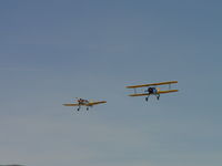N4432Q @ CCB - Making a formation pass with a 1941 Ryan Aeronautical ST3KR at Cable Air Show - by Helicopterfriend