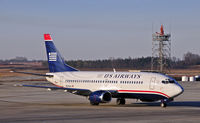 N530AU @ CLT - Taxiing in after landing.