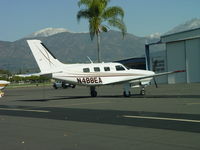 N488EA @ POC - Parked in Transient Parking at Brackett - by Helicopterfriend