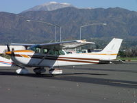 N3300E @ POC - Tied down in Transient Parking - by Helicopterfriend