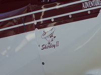 N7407F @ POC - Pilot painted nose art - by Helicopterfriend