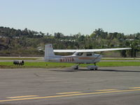 N7717A @ POC - Taxiing to westside of Brackett on north taxiway - by Helicopterfriend