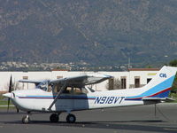 N918VT @ POC - Tied down in Transient - by Helicopterfriend