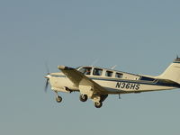 N36HS @ POC - Westbound from Brackett, wheels coming up - by Helicopterfriend