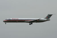 N592AA @ DFW - American Airlines MD-80 on approach to DFW