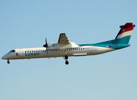 LX-LGD @ LEBL - Landing rwy 07R - by Shunn311