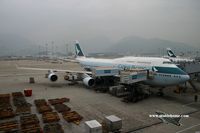 B-HKU @ VHHH - Cathay Pacific CX416 bound to Incheon - by Michel Teiten ( www.mablehome.com )