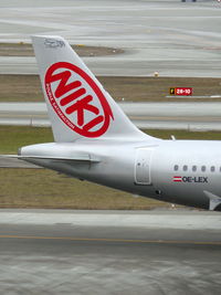 OE-LEX @ LSZH - Airbus A320-214 OE-LEX FlyNiki just because of it's registration - by Alex Smit