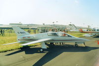 G-BKRL @ EGLF - SEEN AT FARNBOROUGH 1986 - by BIKE PILOT
