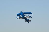 N540BE @ SMO - Blue Eagle taking off - by Curt Sletten