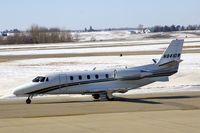 N841DW @ CID - Taxiing by my window on the way to Runway 27 - by Glenn E. Chatfield