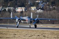 N6123C @ LOWI - Flying Bulls North American B-25J Mitchell - by Thomas Vavra