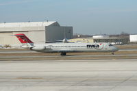 N766NC @ DTW - Northwest DC-9-51 - by Florida Metal