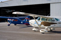 N3YE @ KLNA - N3YE and Stinson - by Kim Paolini