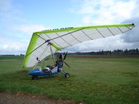 N93187 @ 7S9 - Mustang 19 wing, Rotax 582, Venus Trike - by Mark G. Forbes