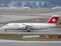 HB-IXT @ LSZH - British Aerospace BAe146-300/RJ100 HB-IXT Swiss - by Alex Smit