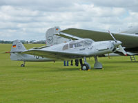 D-EBEI @ EGSU - Me 108B-1 Taifun/Duxford Flying Legends show 2008 - by Ian Woodcock