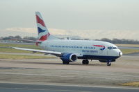 G-GFFH @ EGCC - British Airways - Taxiing - by David Burrell
